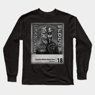 Meets Metal Face // Minimalist Fanart Tribute Long Sleeve T-Shirt